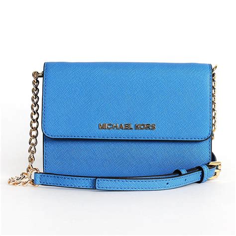 Michael Kors Hudson Large Phone Crossbody Heritage Blue 